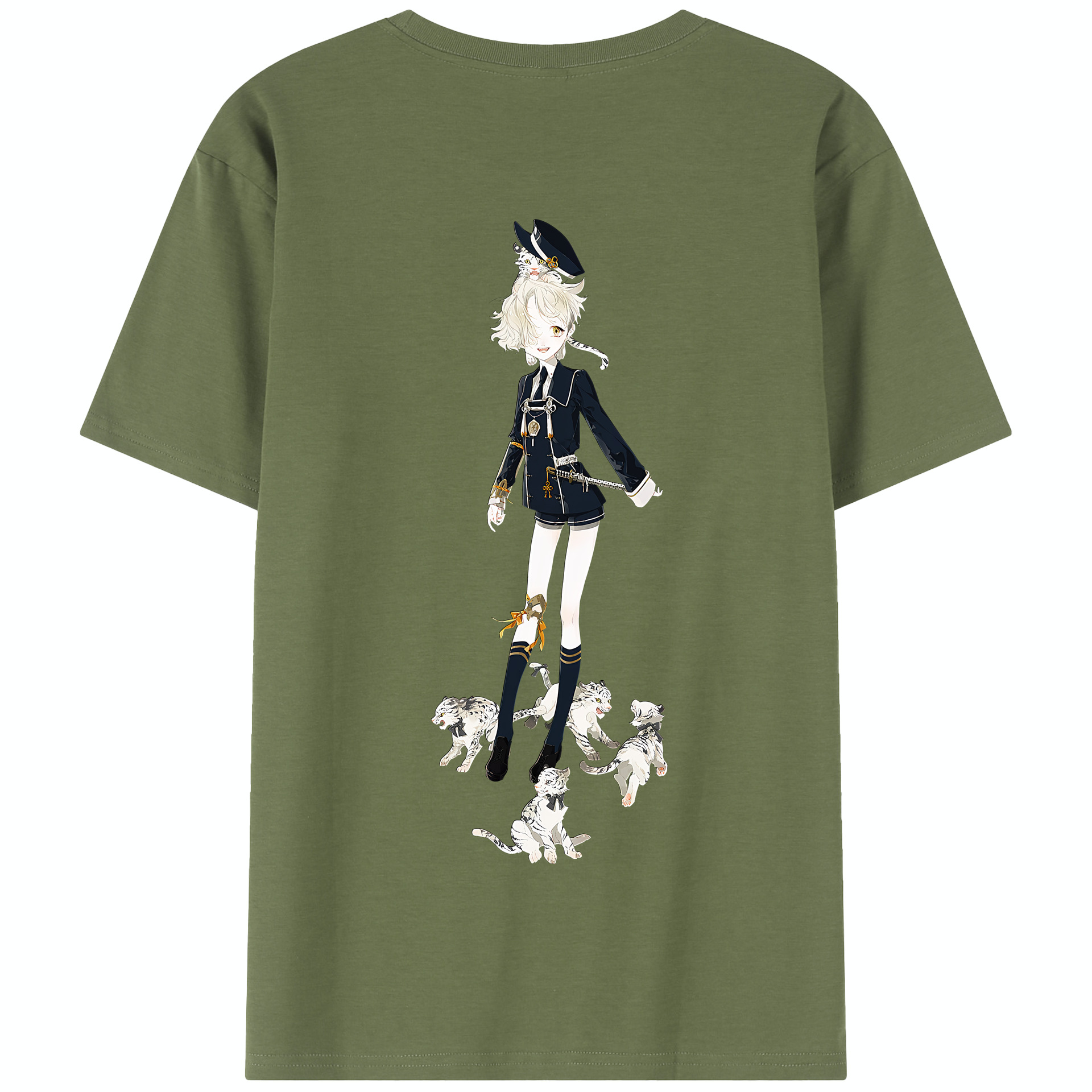 （画像用） 刀剣乱舞 Touken Ranbu 綿100％半袖Tシャツ（背面プリント）